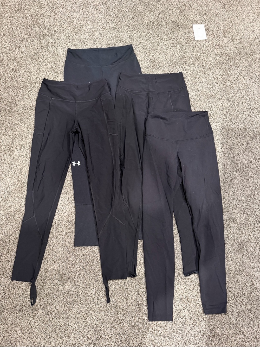Black leggings BUNDLE x4 pairs - under armor, Victoria’s Secret, north face